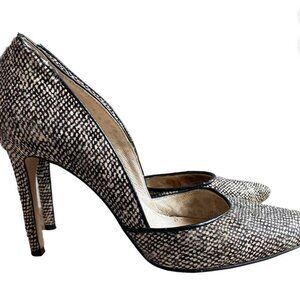 Louise et Cie Black and White Cow Hide Heels - 6.5